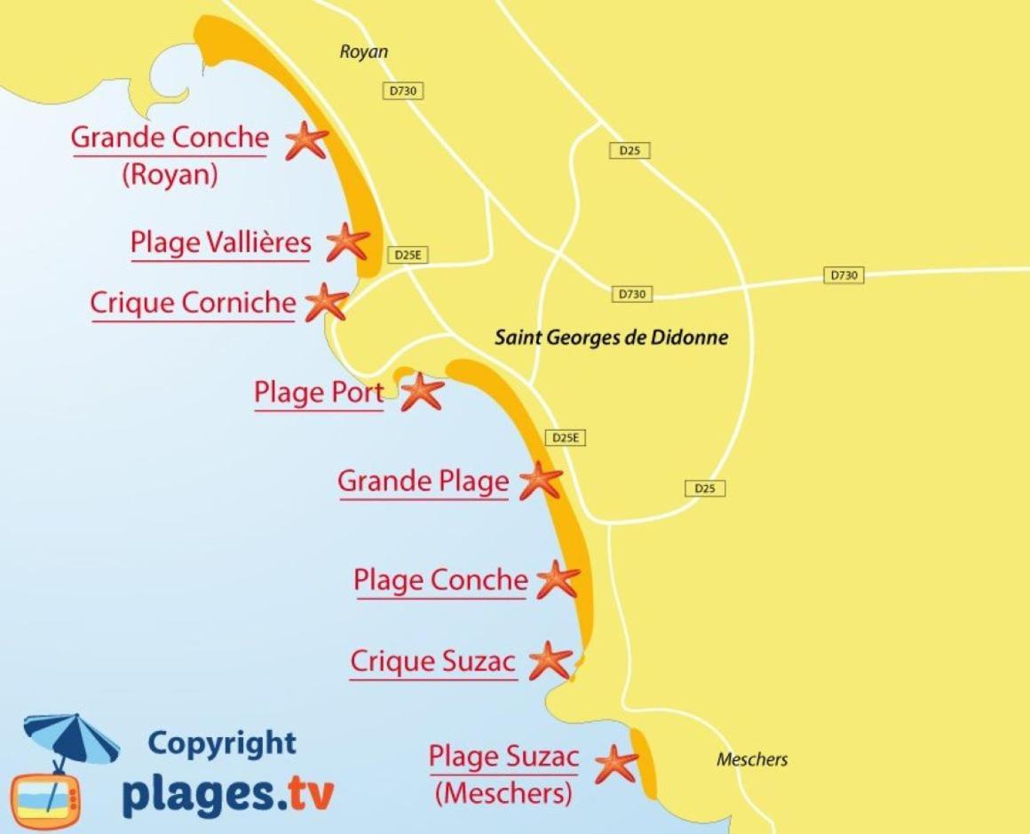 A 2 Pas De La Plage De La Vallieres Сен-Жорж-де-Дидон Экстерьер фото